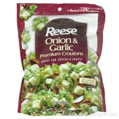 Food grade onion and garlic seasoning aluminum foil bags